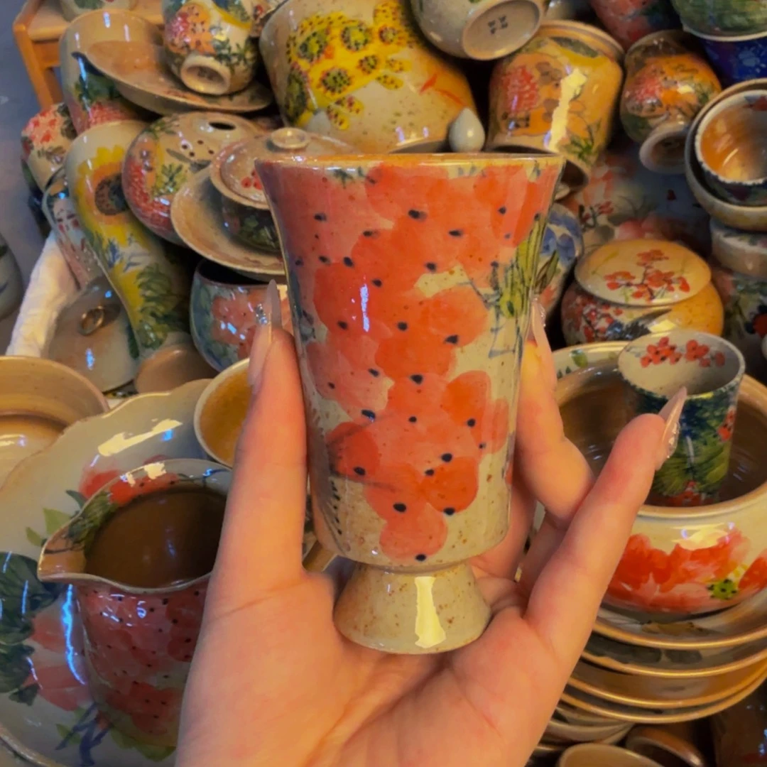 瓷片景德镇陶瓷手工手绘