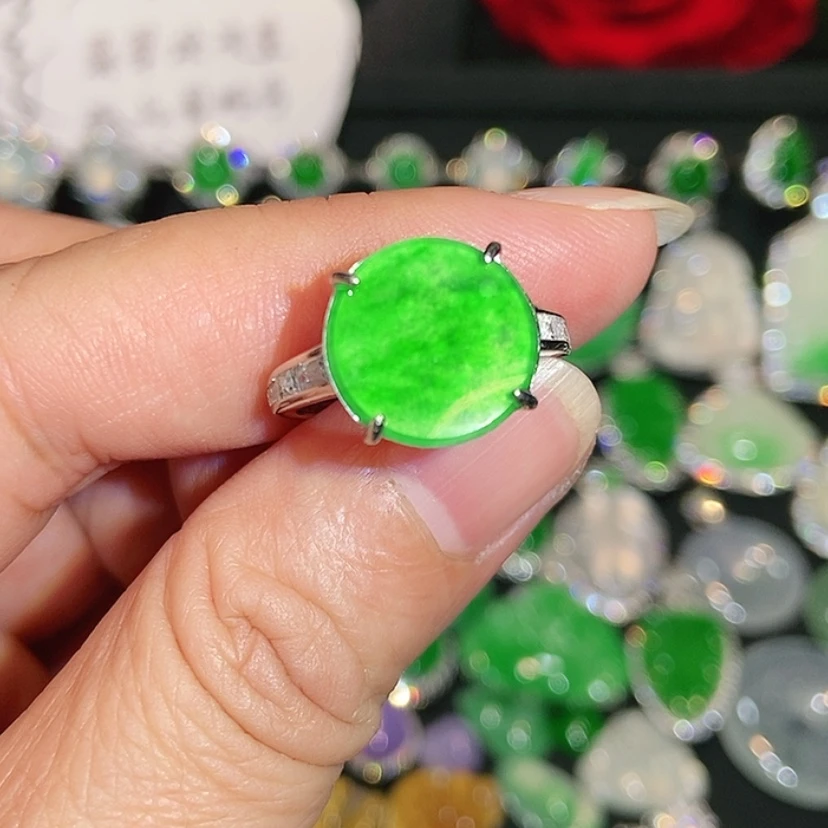 【闪购商品】未镶嵌戒指翡翠天然翡翠