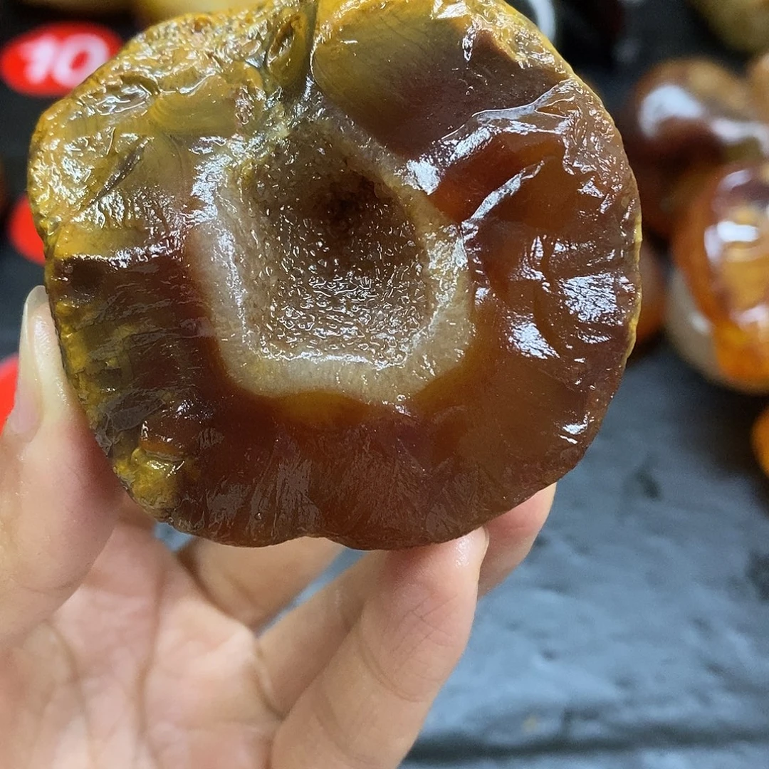 玛瑙/玉髓未镶嵌手把件