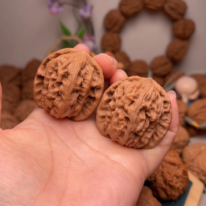 吊坠文玩核桃39加全品野狼