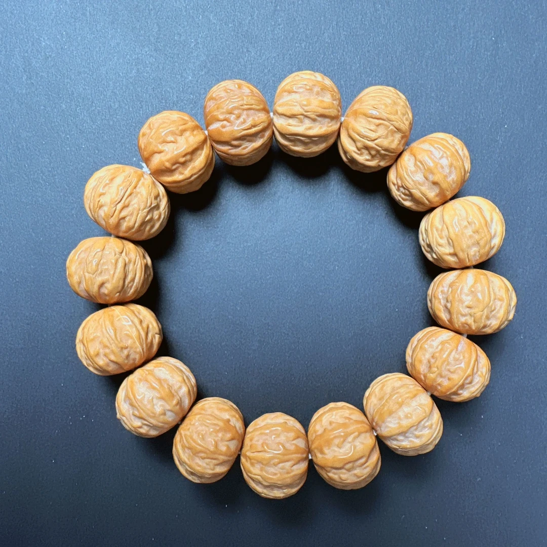 【大飞】 猴头手串京八棱18+mm原皮原色