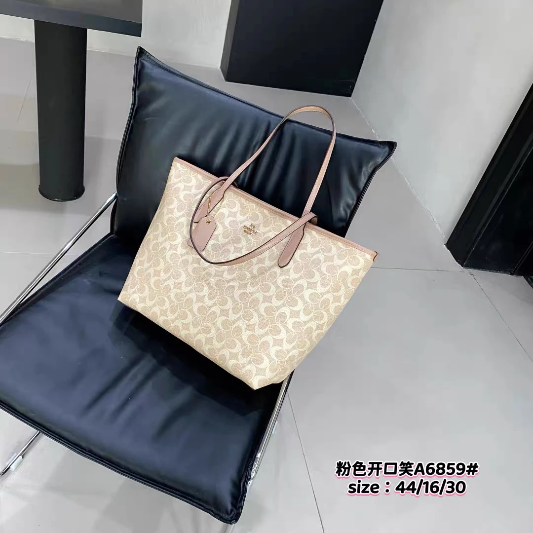 【瑞城优选】2025年优草坊新款时尚百搭豆沙色韩版轻便印花女包