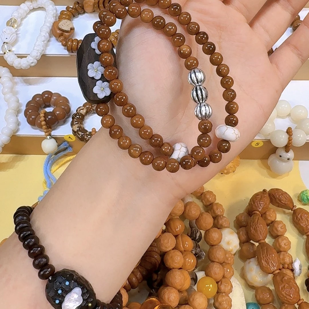 星月菩提吊坠库克双圈