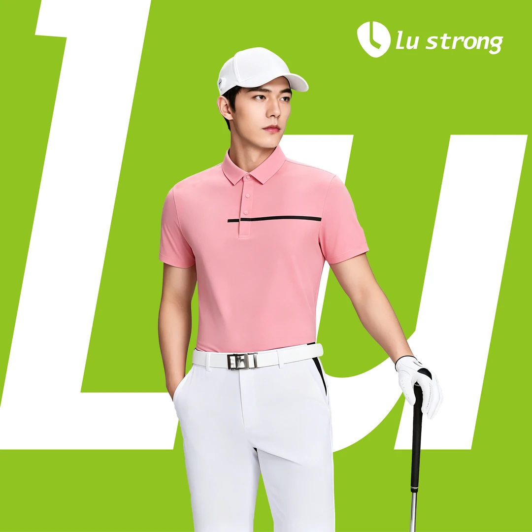 高尔夫及户外天空 夏季男士高尔夫POLO衫 运动速干凉感防紫外线