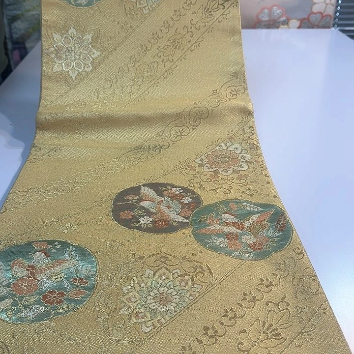 织绣西阵织织金锦锻正绢面料