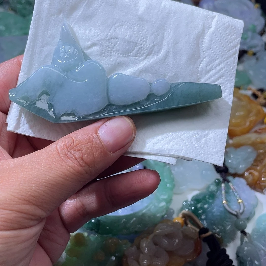 颈饰未镶嵌翡翠翡玉缘翡翠