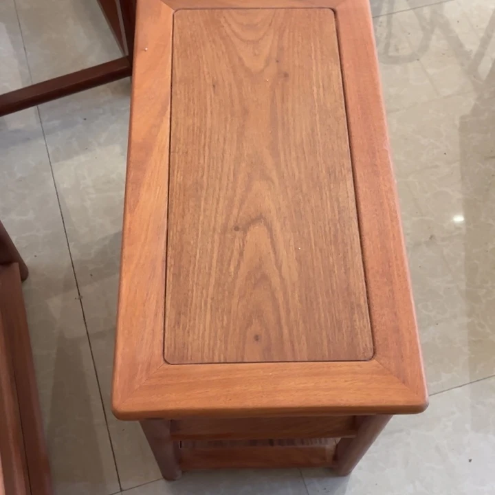 随***风花梨木类案台缅甸花梨木换鞋凳