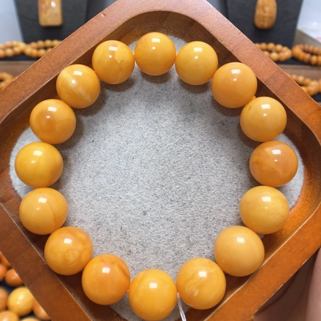 蜜蜡未镶嵌手链蜜蜡