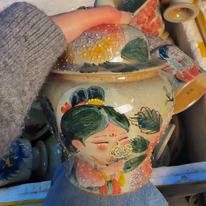瓷片景德镇陶瓷手工手绘