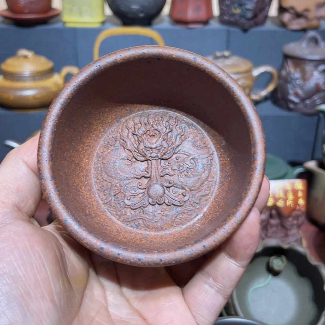 原矿紫砂手工主人杯