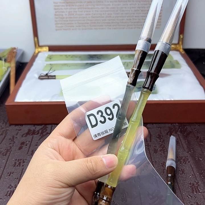 蛇纹石玉发饰合金不****渣