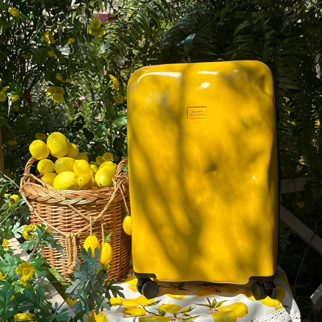 出口行之旅破损行李箱女轻便拉杆箱凹凸旅行箱20寸登机箱28大容量