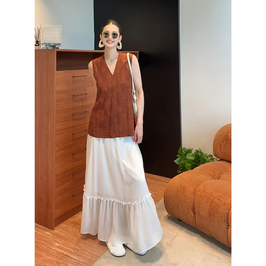 紫紫   花萝背心  不规则剪裁国风美唐背心上衣ZD05SZHJ011