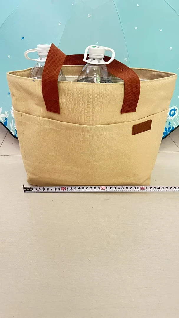 大容量通勤学生托特包手提包休闲帆布大编织包包女款慵懒风包包