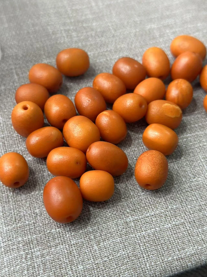 橘皮风化纹大枣珠桶珠（多样性发其一）