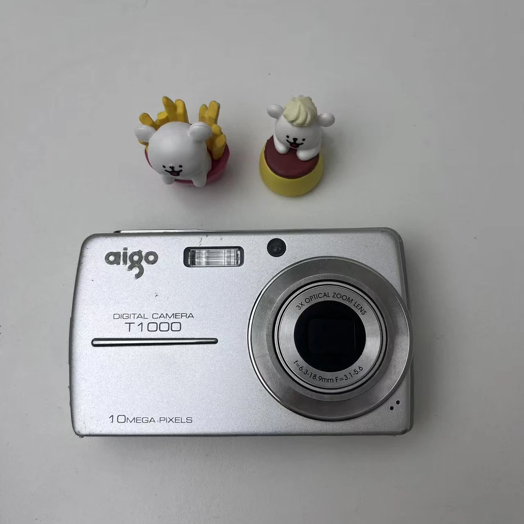 8新 aigo/爱国者 t1000 1000万像素3倍光学变焦 冷白皮出片