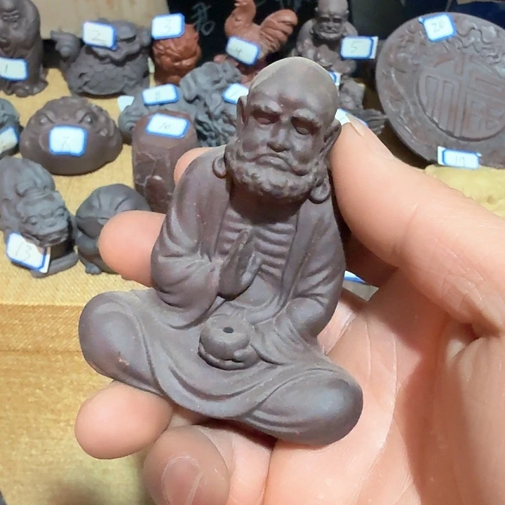 紫砂茶宠岁****老雕塑瑕疵茶宠