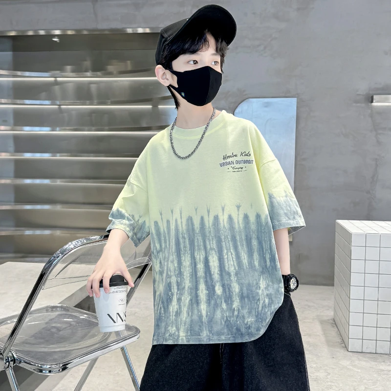 【贝尔熊】纯棉童装男童短袖t恤夏季新款儿童宝宝半袖上衣中大童潮T