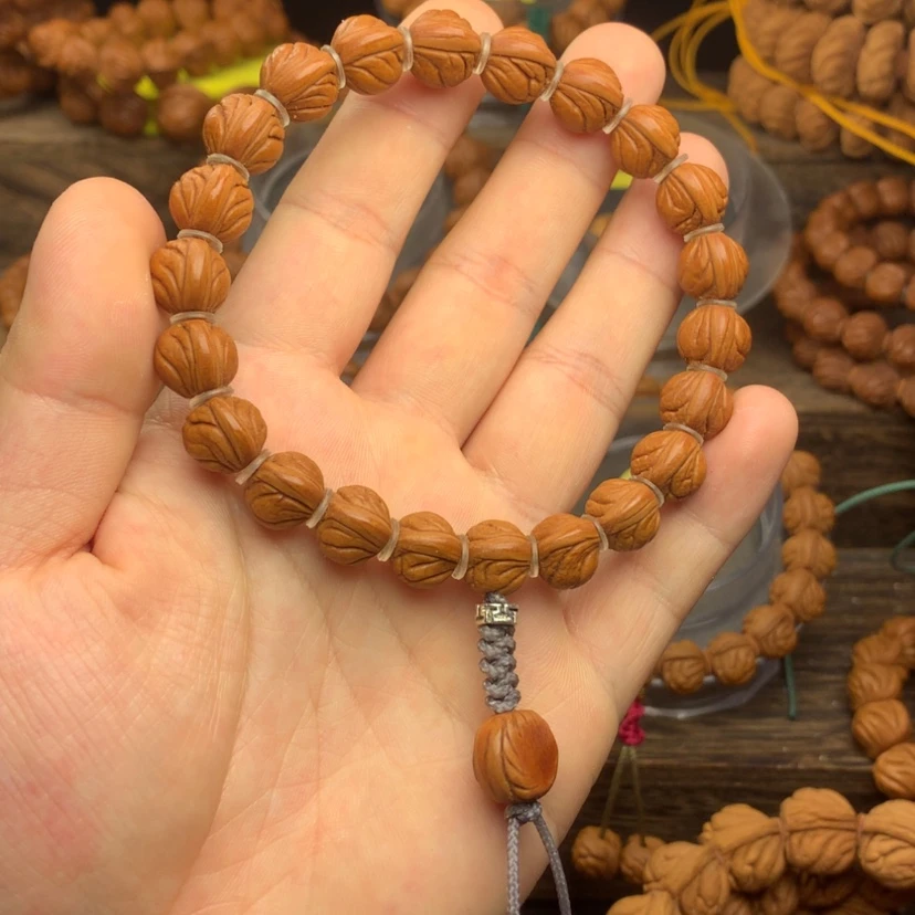 【闪购商品】桃核吊坠12小龙纹 龙纹桃核