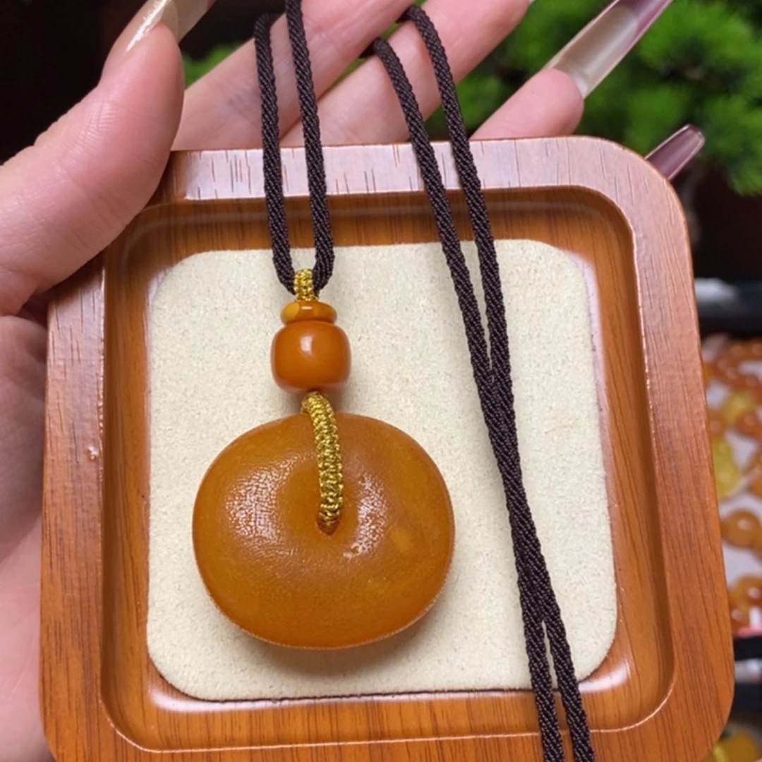 【闪购商品】蜜蜡颈饰未镶嵌项链