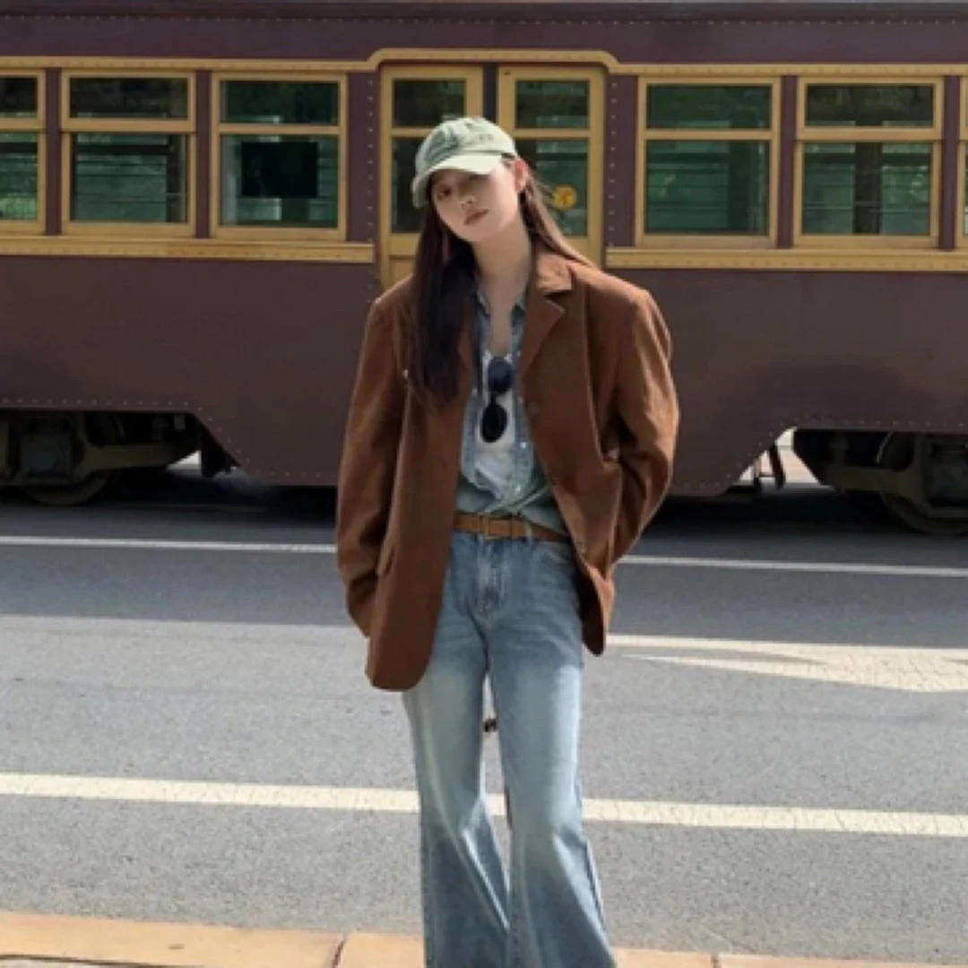 编码051-100秋冬款轻奢时尚休闲款收腰气质外套