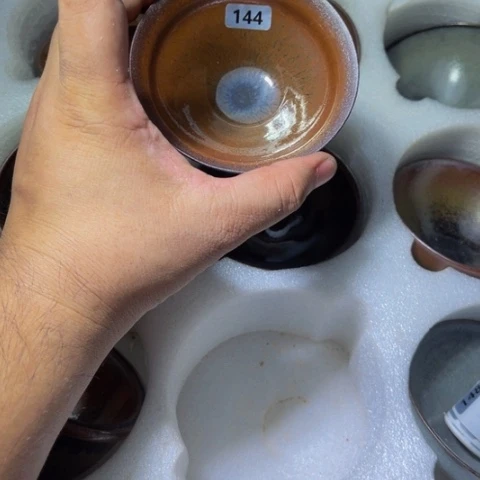 茶盏原矿原釉柴烧建盏