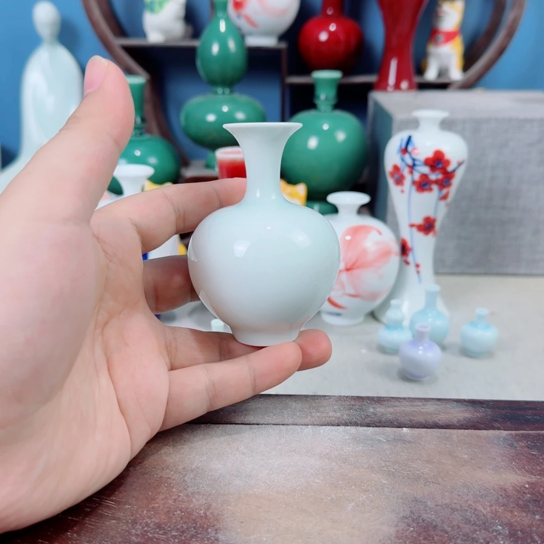 陶瓷手工小花器摆件