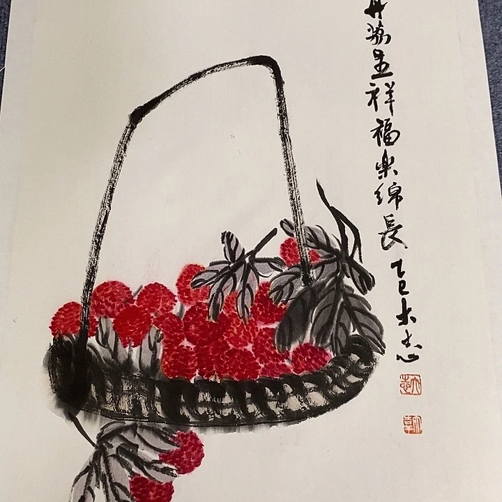 国画纯手绘写意画作45*68