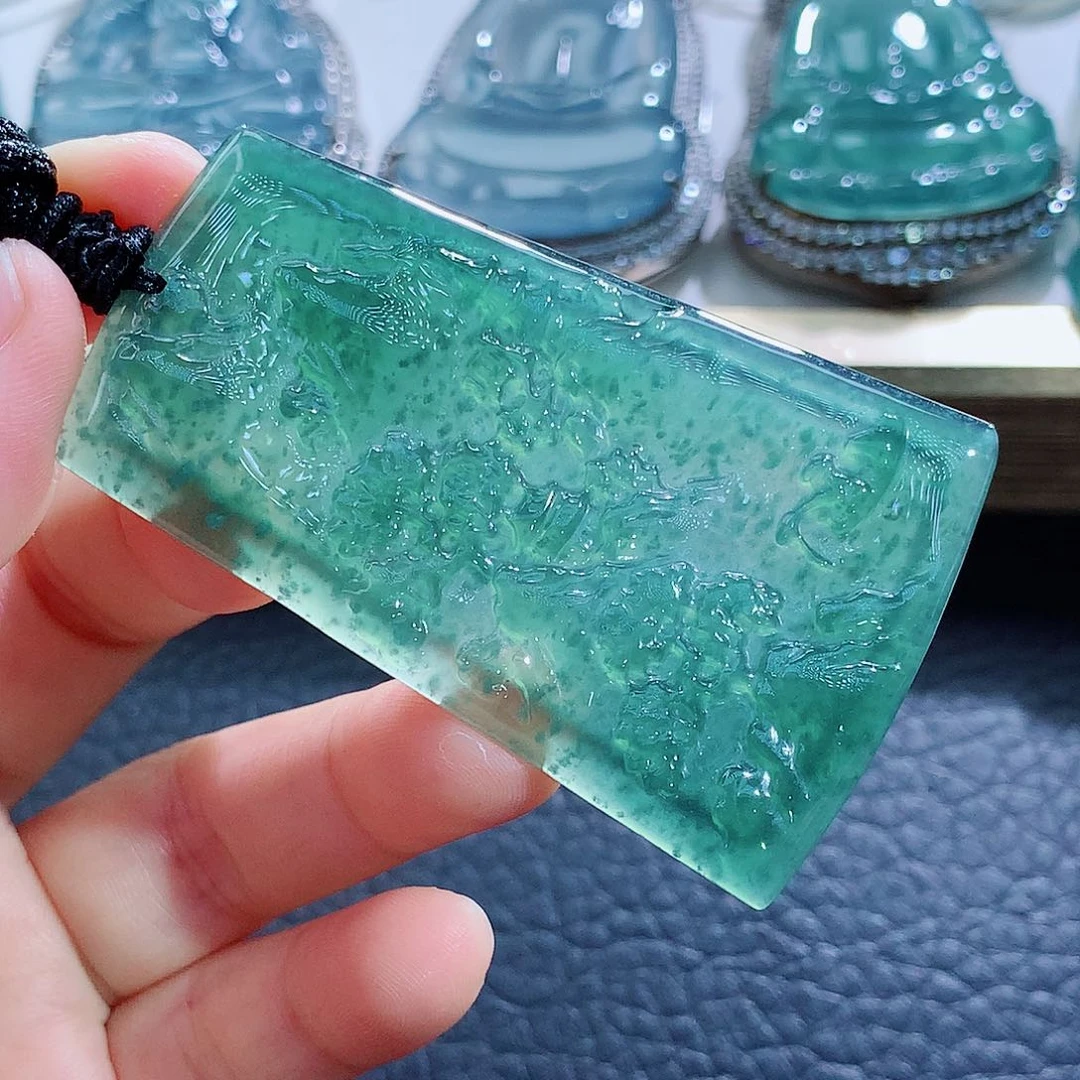 未镶嵌挂件翡翠翡翠