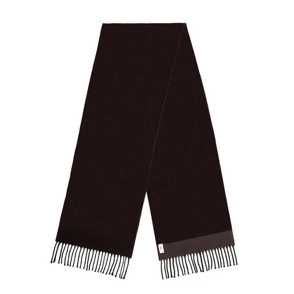 咖色冬季秋冬长款黑色时尚围巾围脖女冬高奢新款韩版百搭加厚保暖