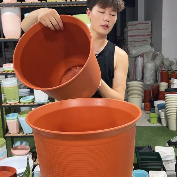 瑕疵高陶口36高36陶红无托2只