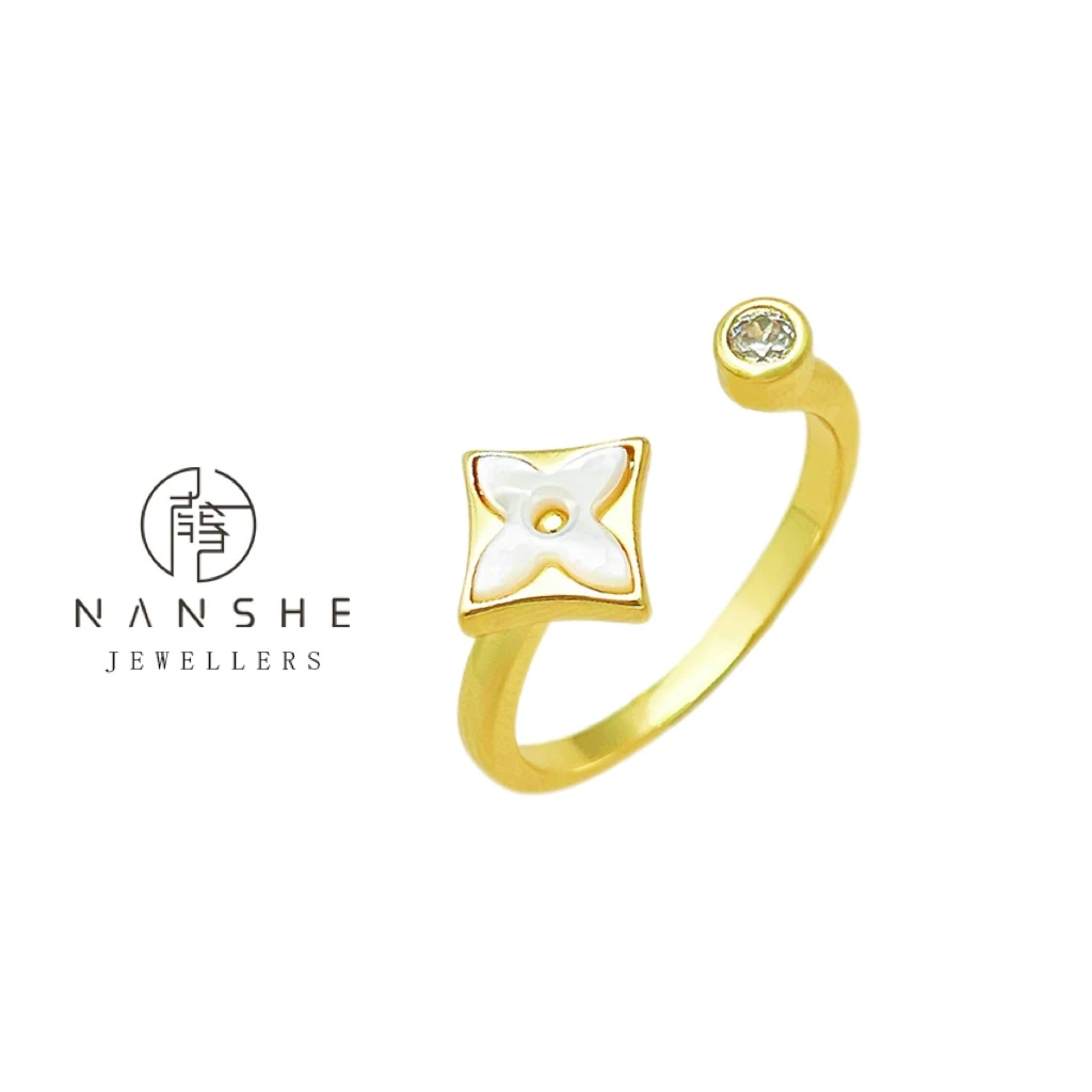 NANSHE/南奢 老花戒指气质精致