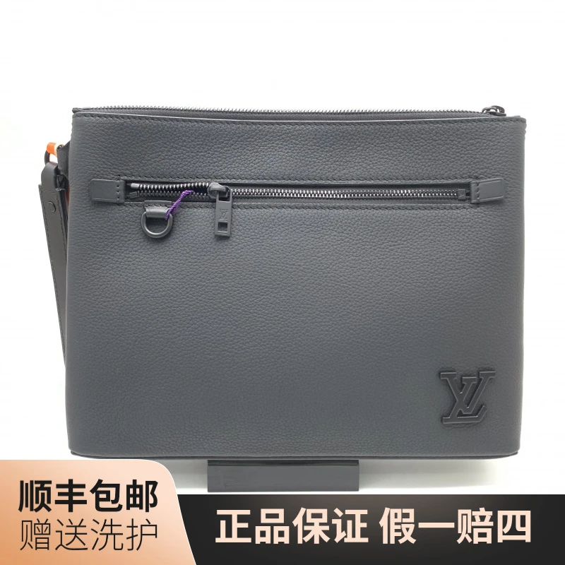 99新 LouisVuitton/路易威登 LV黑色手拿包/10020832休闲时尚男士