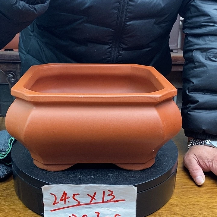 紫砂花盆货号一只CJ08