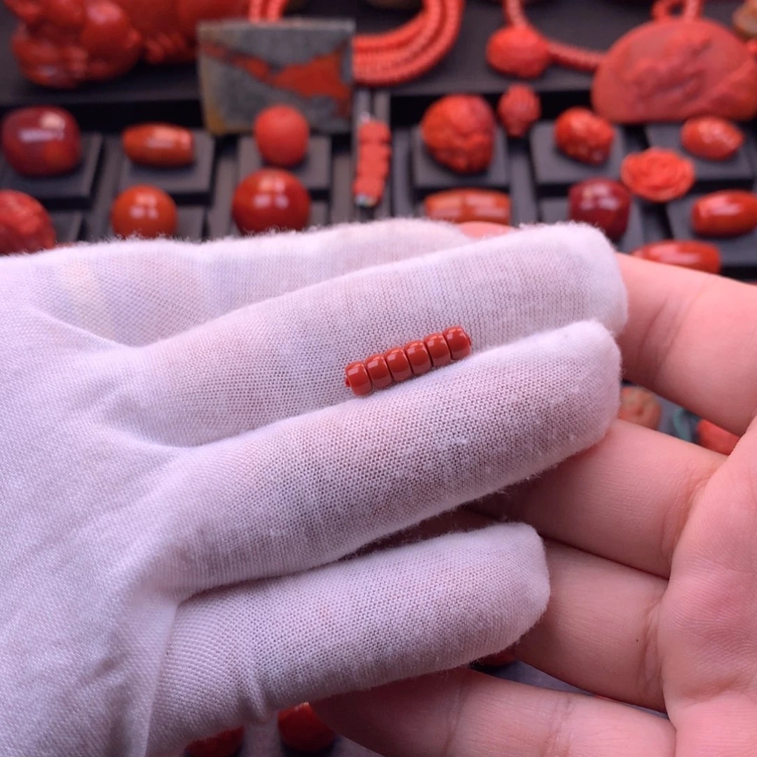 南红玛瑙未镶嵌川料原矿精工隔片5mm厚度3mm