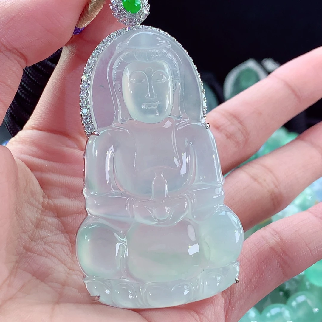 翡翠手链未镶嵌天然缅甸翡翠