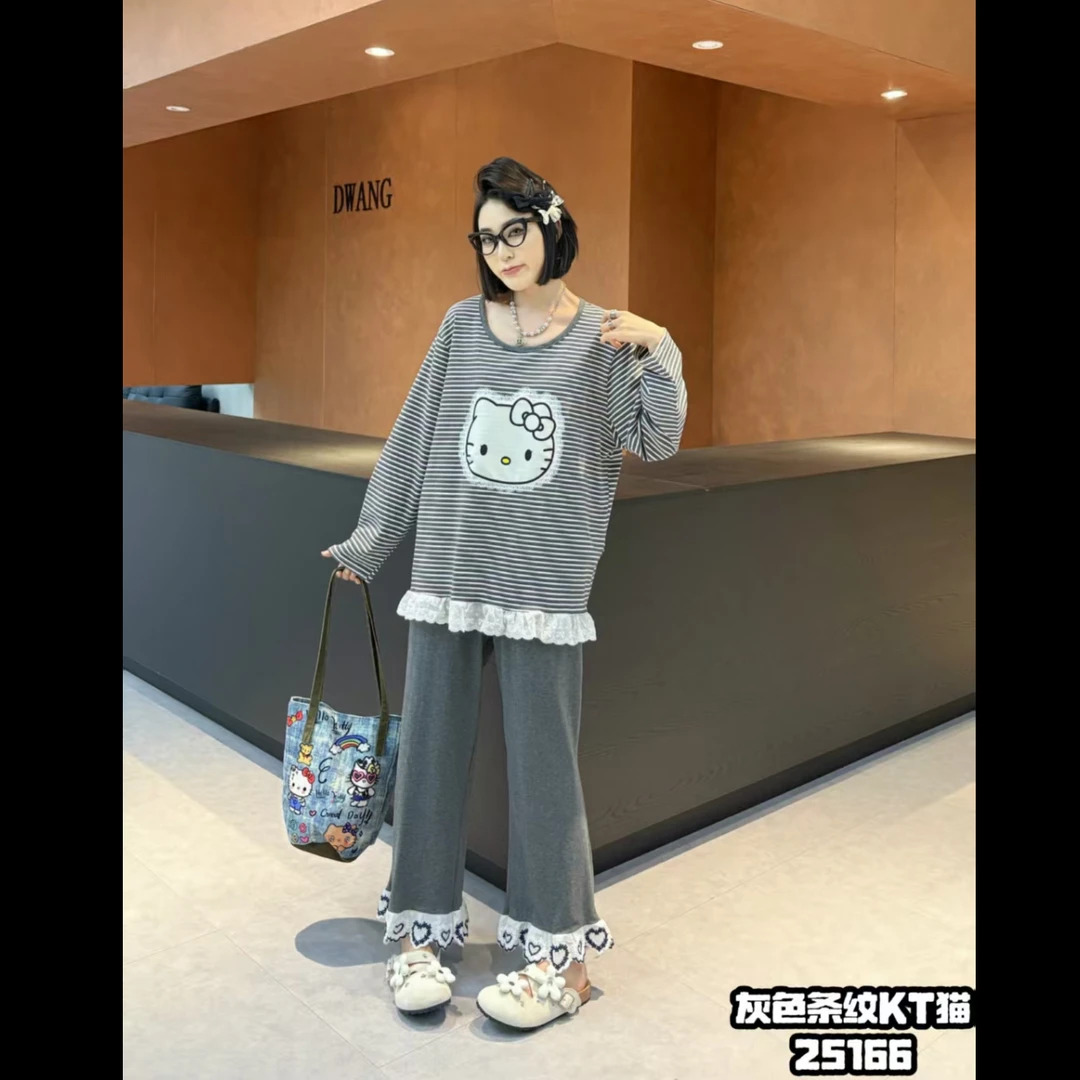 565.卡通家居服套装衣长约68,约91裤长25166款