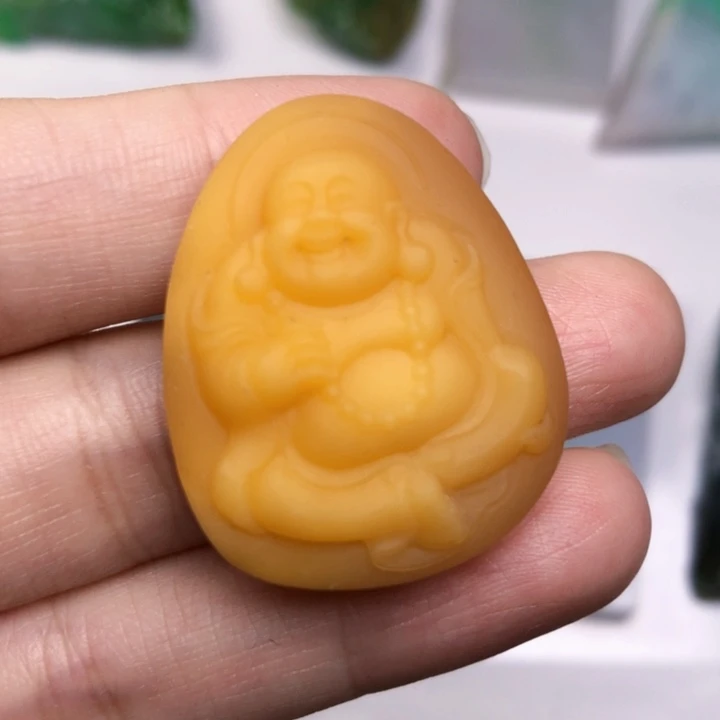 翡翠未镶嵌颈饰缅甸天然翡翠片料牌子珠子平安扣