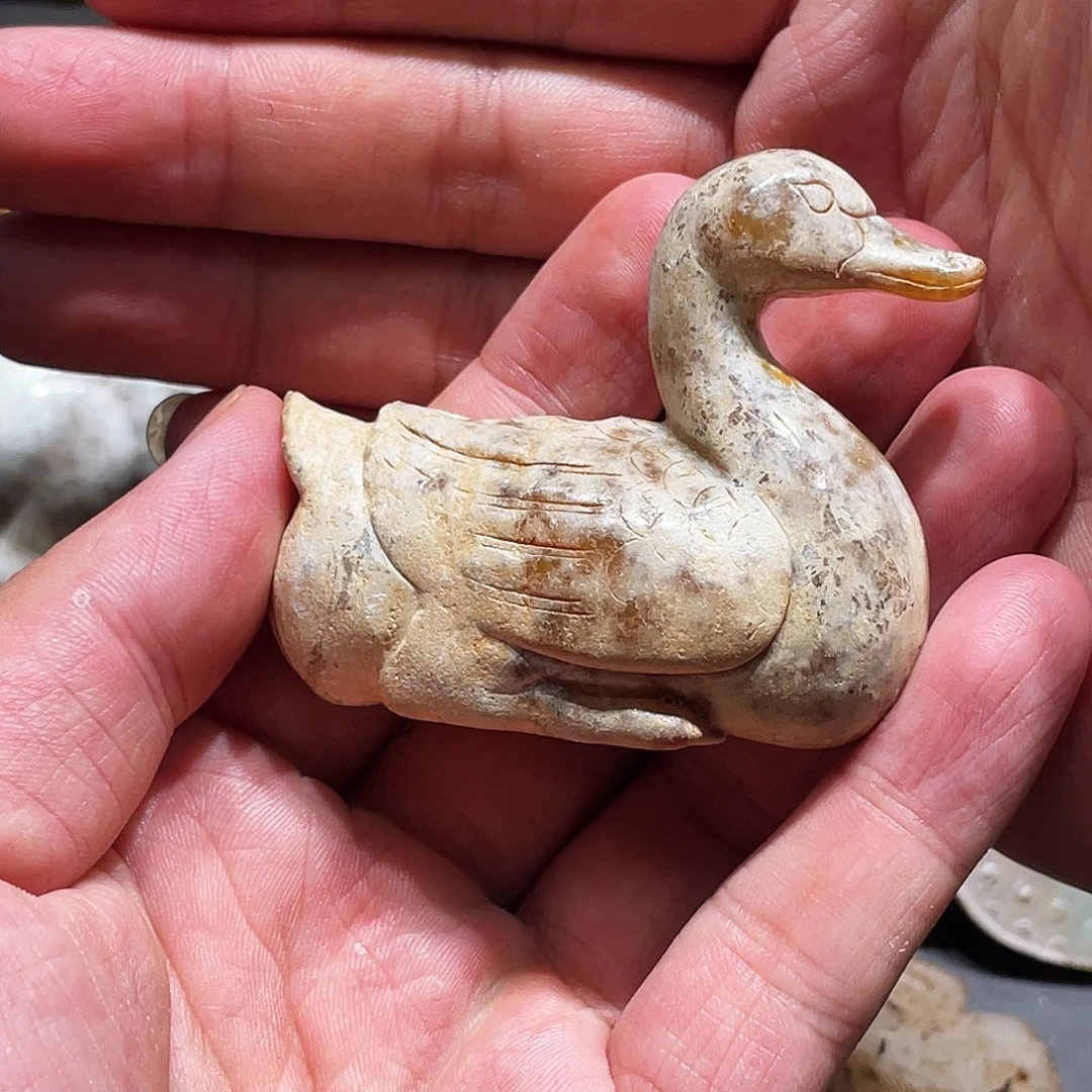 用***5未镶嵌和田玉（糖玉）挂件