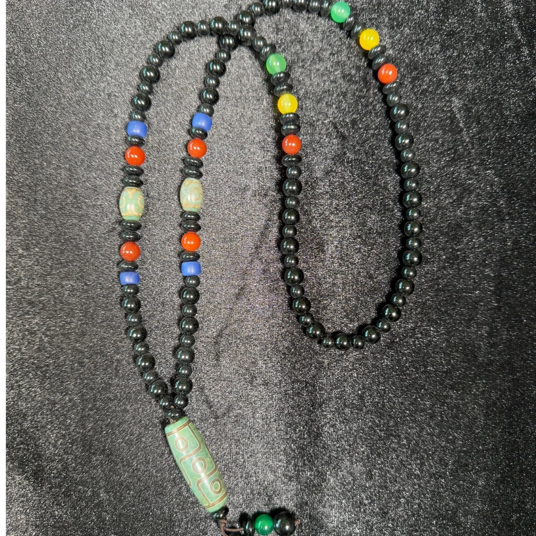 非金属珐琅项链 <明桦>藏传/度母绿九眼项链（多样性只发其一）