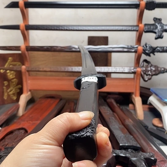 紫光檀木木90长绣春刀