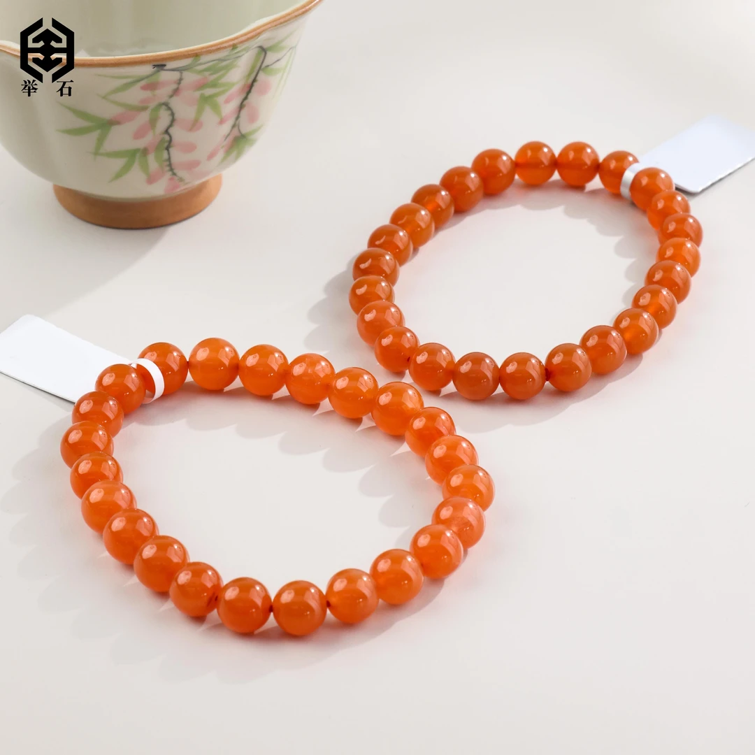 【举石精选】X1227-1296-16南红玛瑙手串（一件/多样性发/约7mm+）v