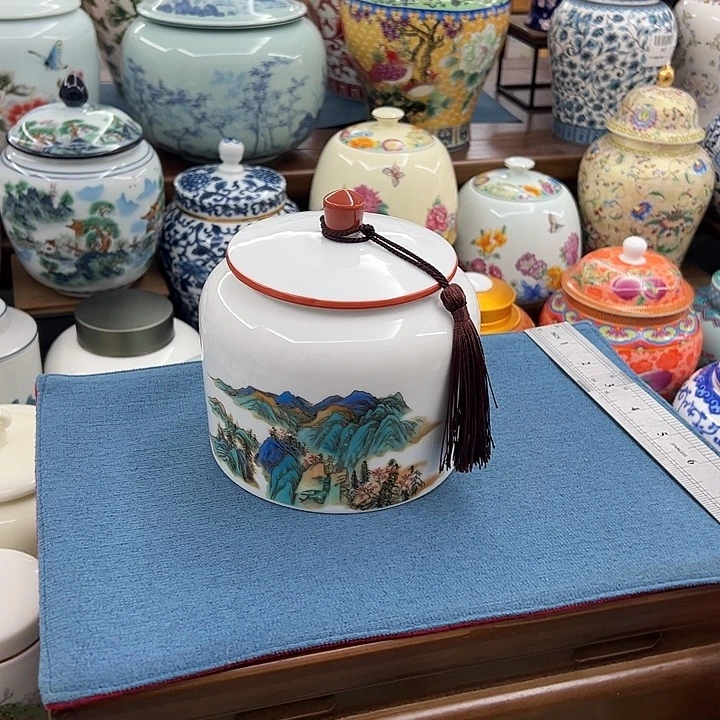 瓷片茶叶罐罐罐罐呀呀呀