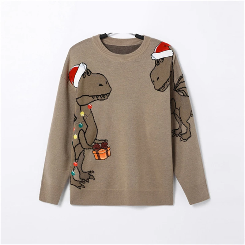 L189纹样廓形毛衫