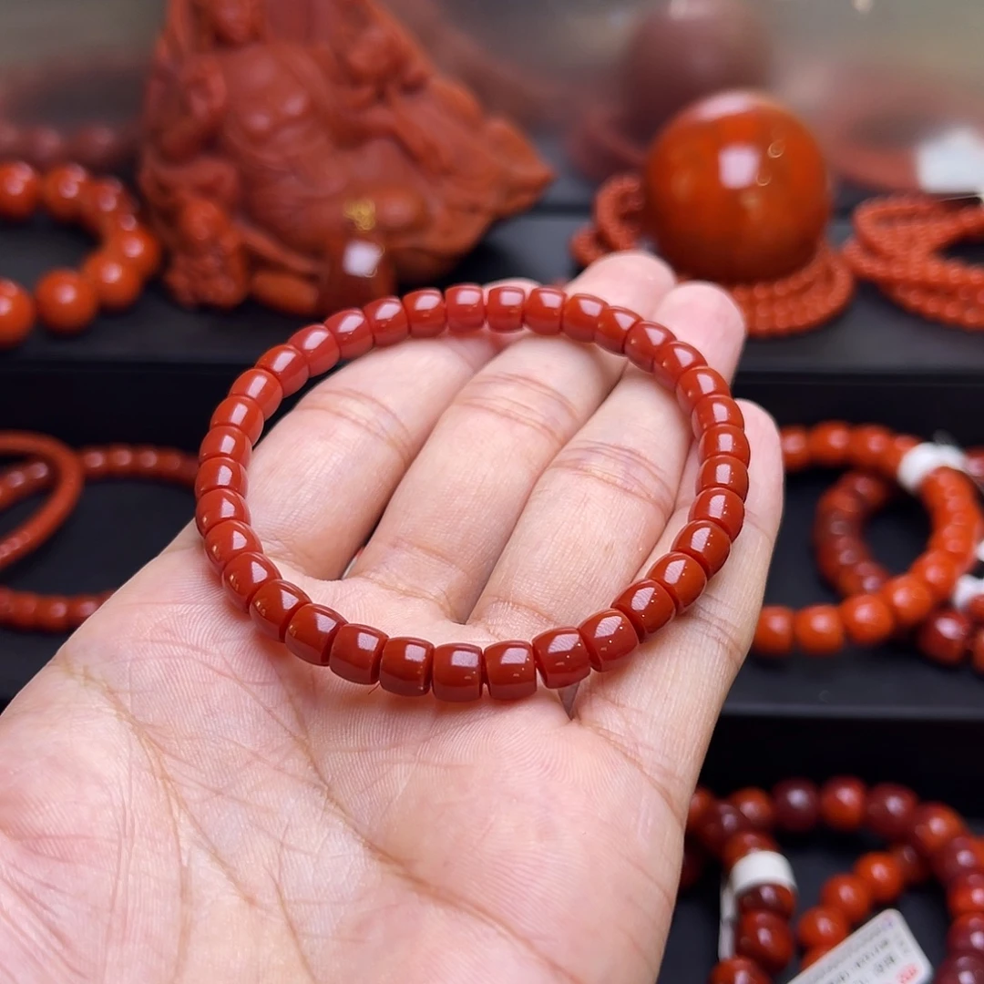 小***郭南红玛瑙未镶嵌手串南红