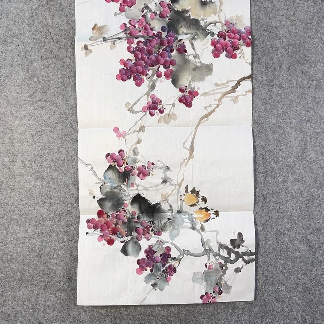 国画476 花鸟在此处飞翔也不太