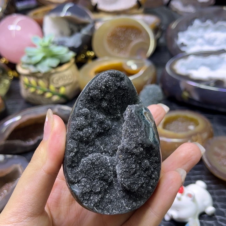 发饰未镶嵌水晶灰晶蛋