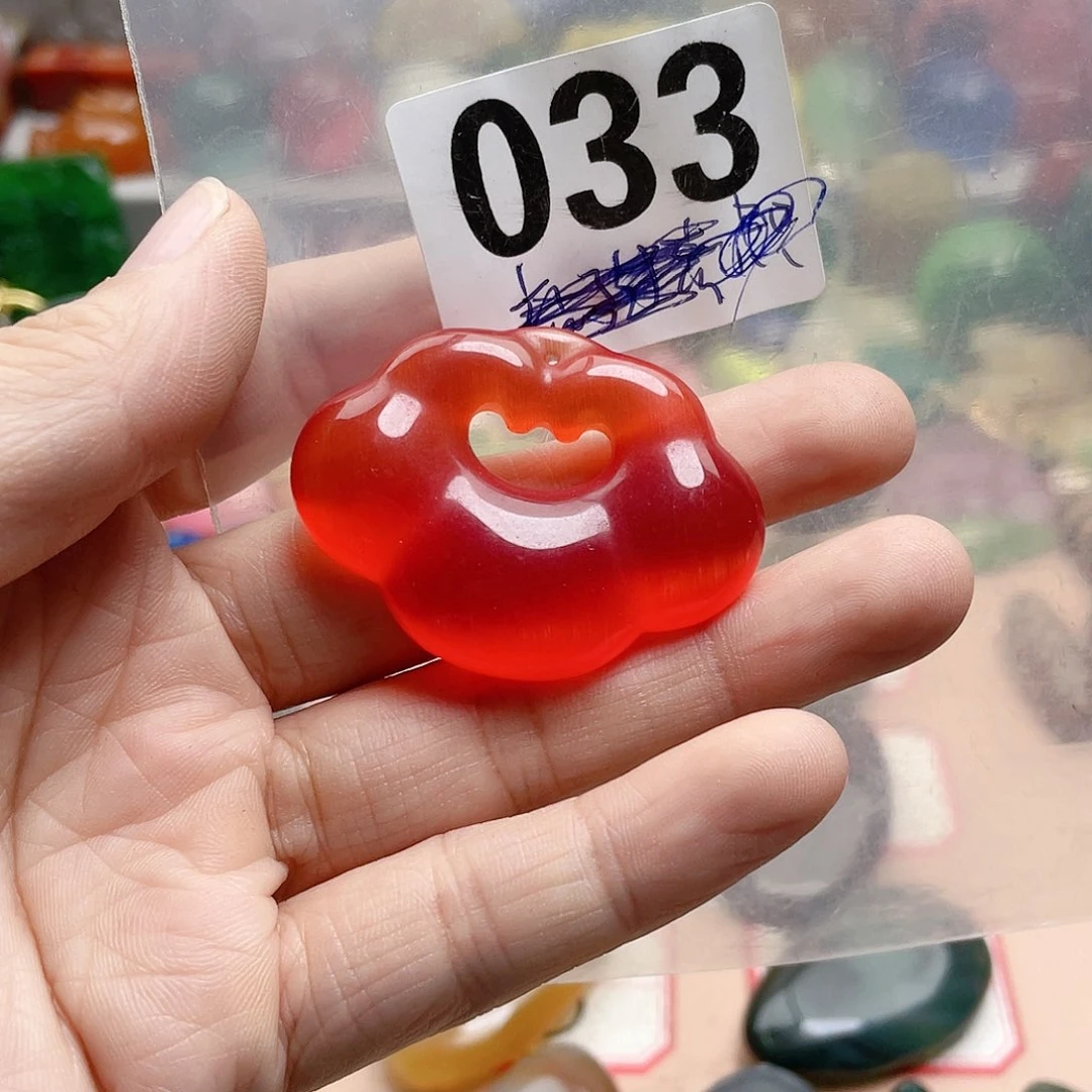 合金颈饰玛瑙/玉髓心*