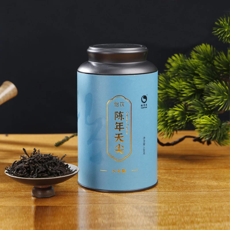 怡清源陈年天尖陈茶罐装120g品质安化黑茶正宗方便装优质好茶