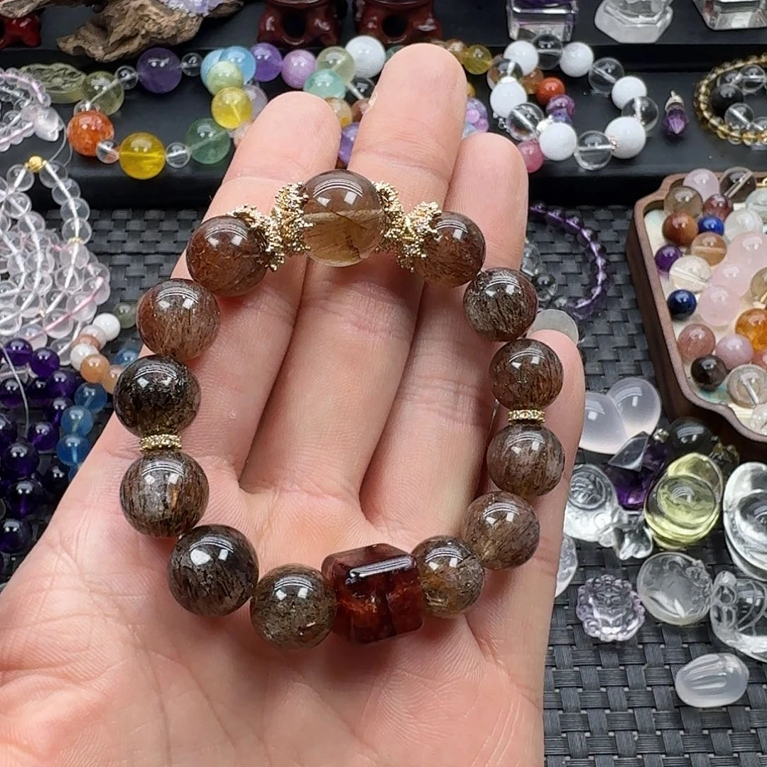 水晶手链银S925镶嵌